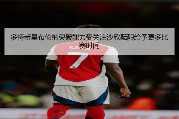 多特新星布伦纳突破能力受关注沙欣酝酿给予更多比赛时间